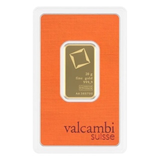 20 g Minted Gold Bar | Valcambi