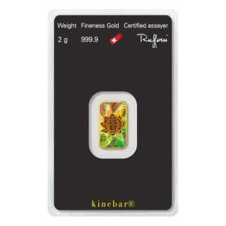 2 g Gold Bar | Argor-Heraeus | Kinebar
