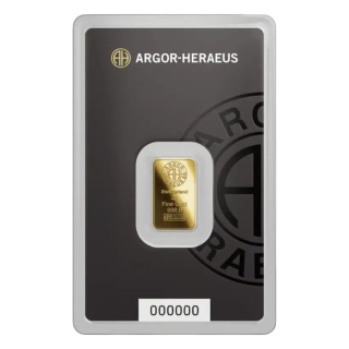2 g Gold Bar | Argor-Heraeus