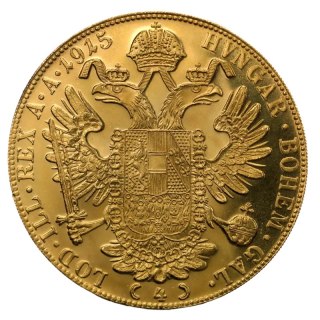 4 Ducats Quadruple Austria Gold Coin | New Strike | Circulating