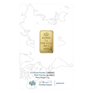5 g Rosa Gold Bar | PAMP Suisse