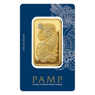 50 g Gold Bar PAMP Fortuna