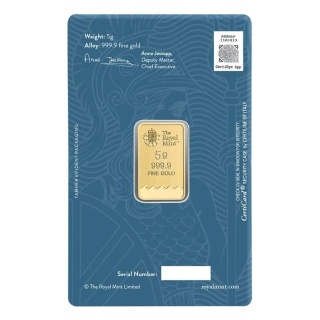 5 g Britannia Gold Bar | The Royal Mint