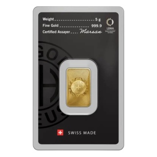 5 g Gold Bar | Argor-Heraeus