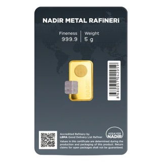 5 g Gold Bar | Nadir | LBMA
