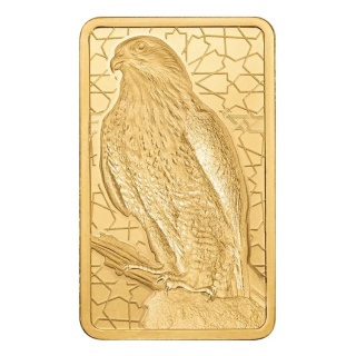 5 g Arabian Falcon Gold Pendant Bar | PAMP Suisse