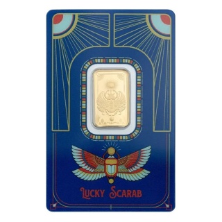 5 g Lucky Scarab Gold Bar | PAMP Suisse