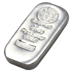 250 g Silver Bar | Argor-Heraeus