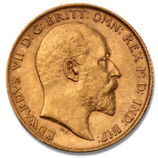 Half Sovereign Edward VII Gold Coin | Mixed Years