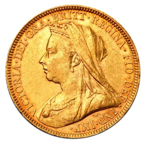 Sovereign Queen Victoria "Old Head" Gold Coin | 1893 - 1901
