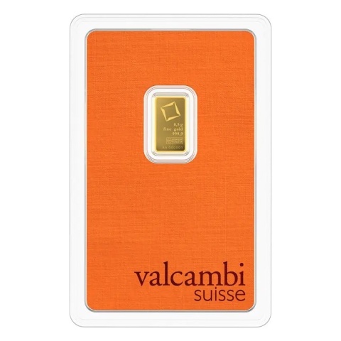 0.5 g Gold Bar | Valcambi – obverse