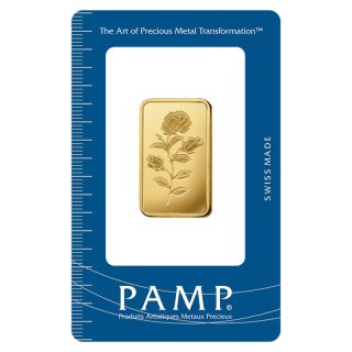 20 g Rosa Gold Bar | PAMP Suisse
